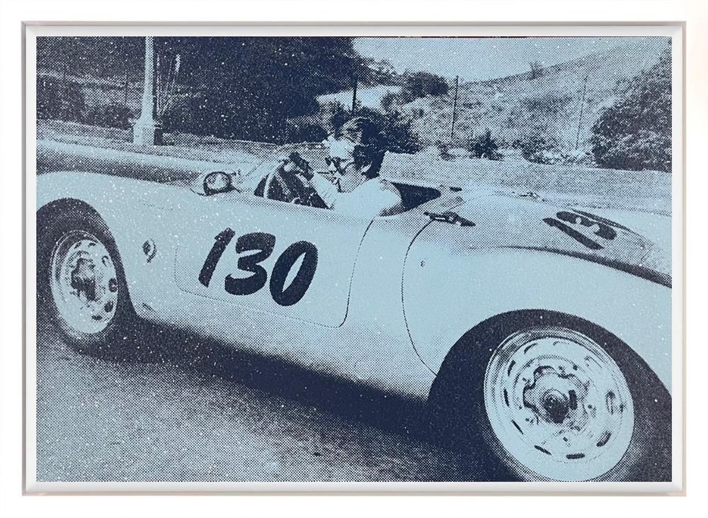 Fezz - 'Little Bastard - Driving In Hollywood (James Dean)' - Framed Original Artwork