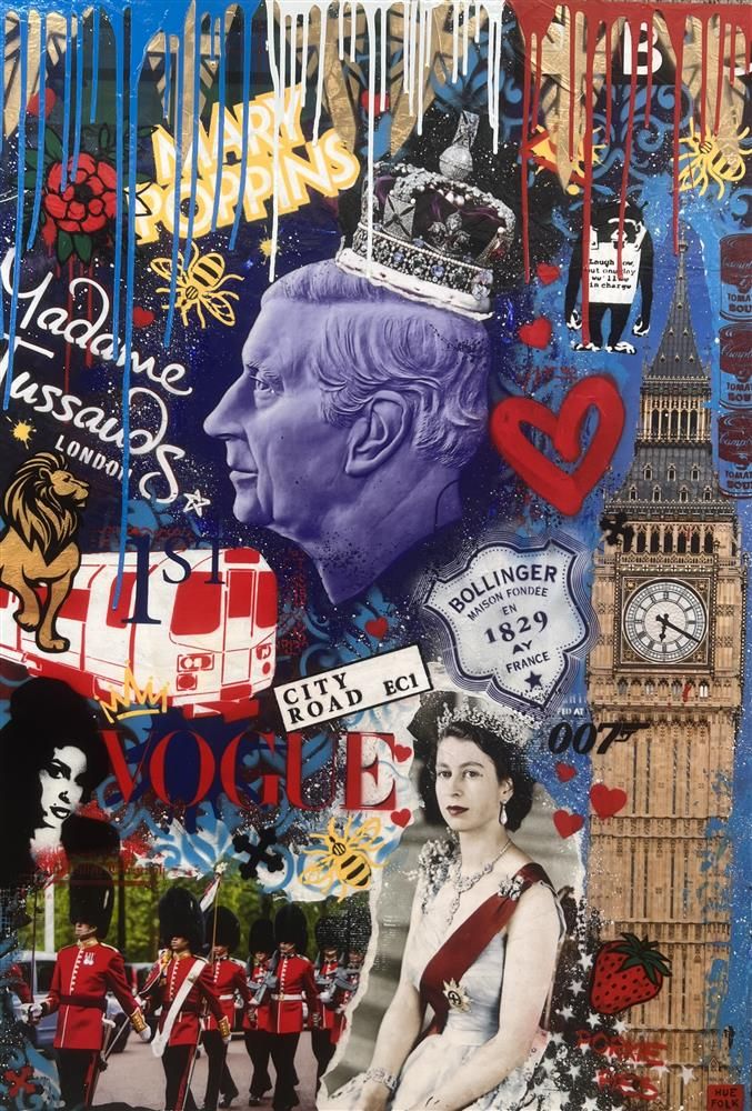 Hue Folk - 'Kings & Queens' - Framed Original Art