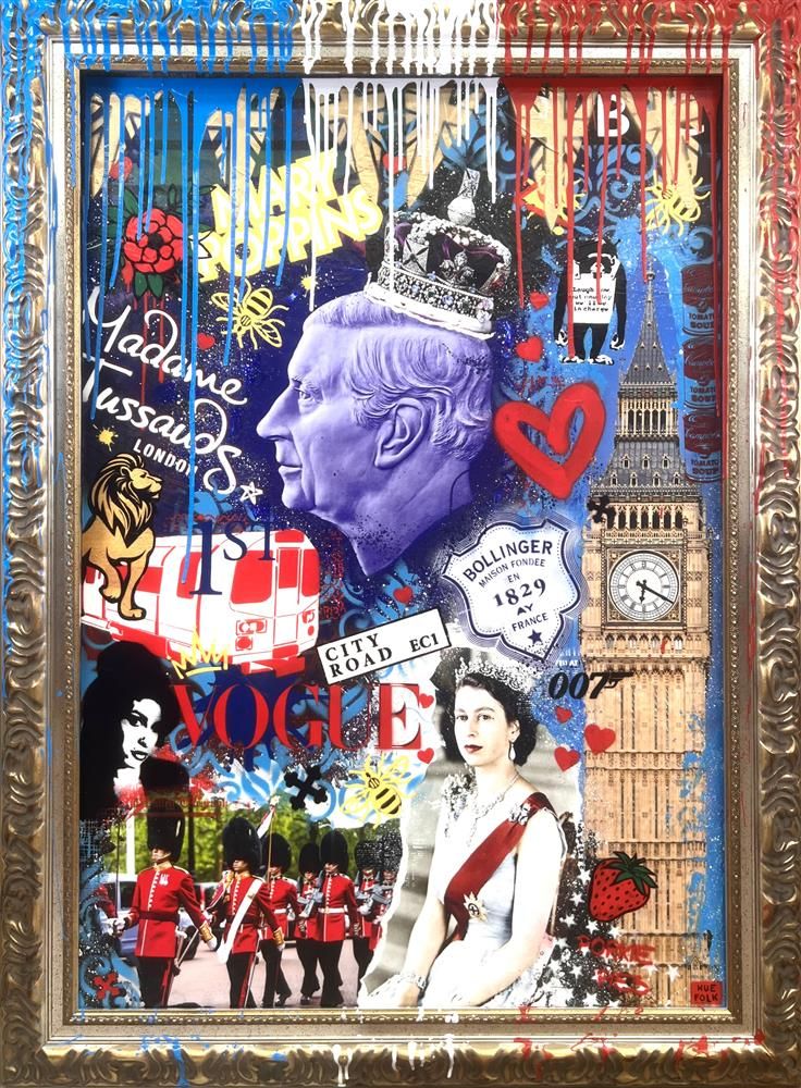 Hue Folk - 'Kings & Queens' - Framed Original Art