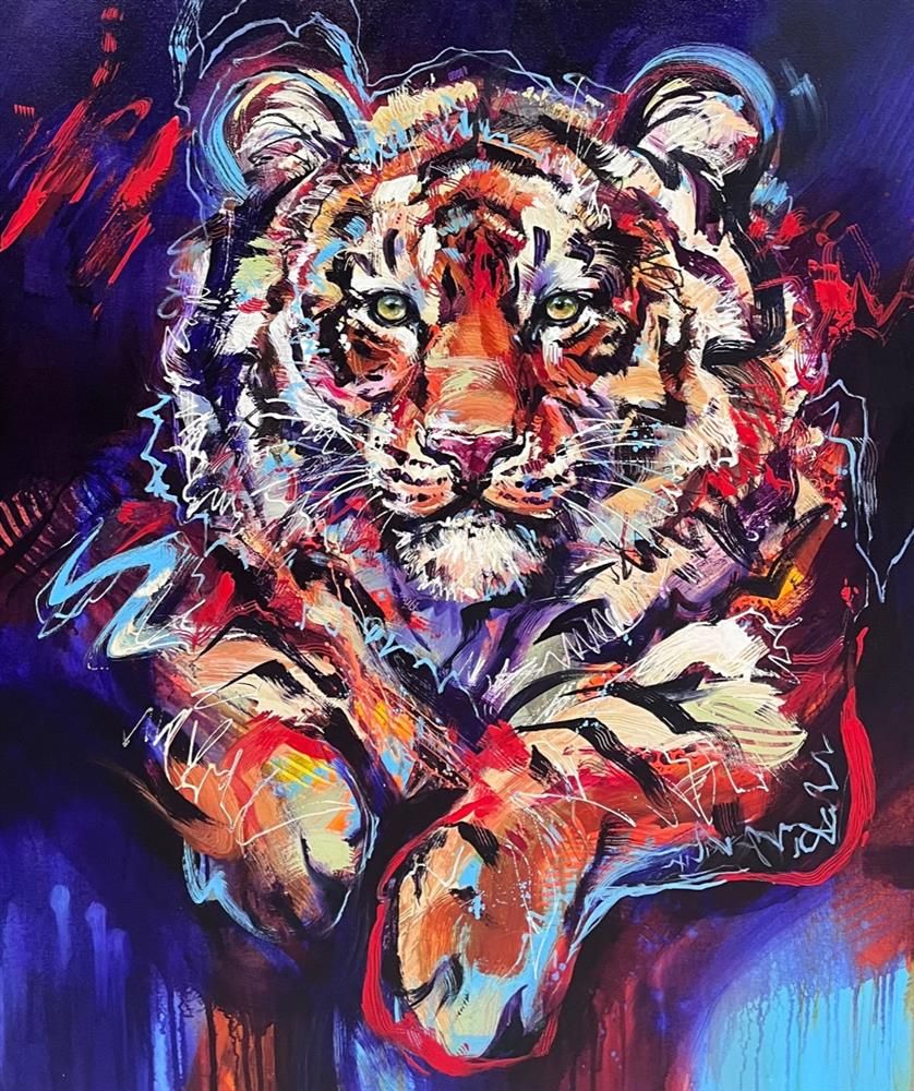 Anna Cher - 'Mala' - Framed Original Artwork