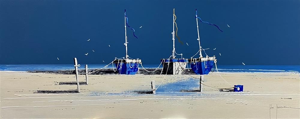 John Horsewell - 'Blue Beauty' - Framed Original Artwork