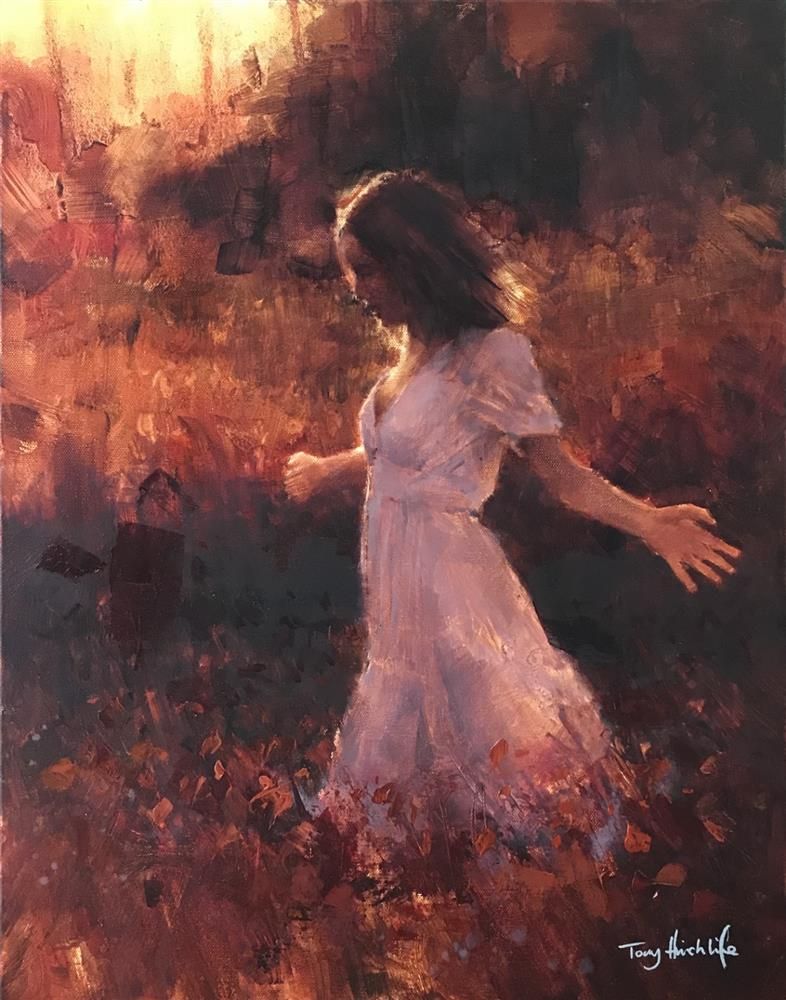 Tony Hinchliffe - 'Passion Flower' - Framed Original Art