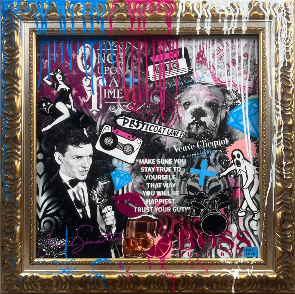 Hue Folk - 'Come Fly With Me' - Framed Original Art