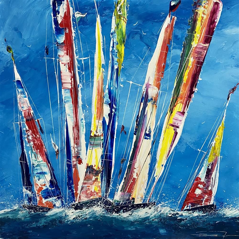 Dale Bowen - 'Team Colours' - Framed Original Art