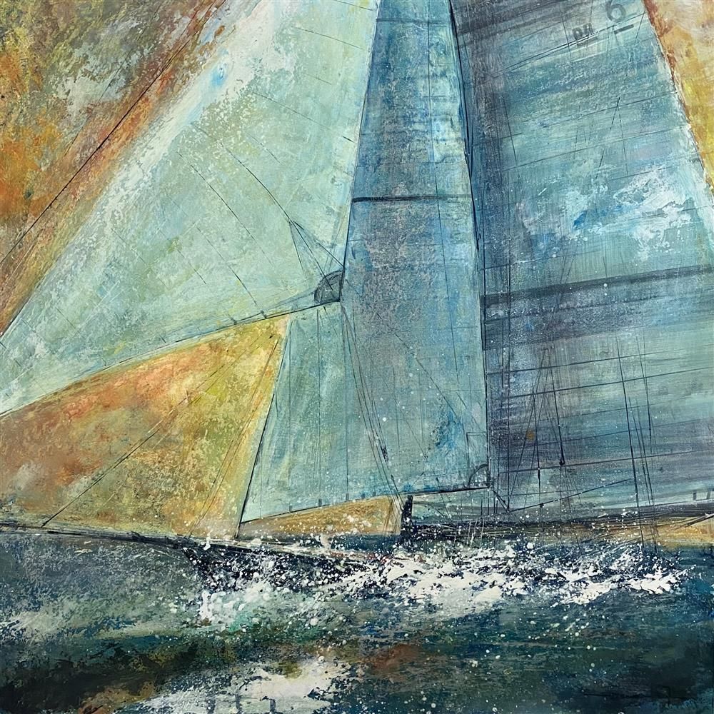 Dale Bowen - 'A Moment At Sea' - Framed Original Art