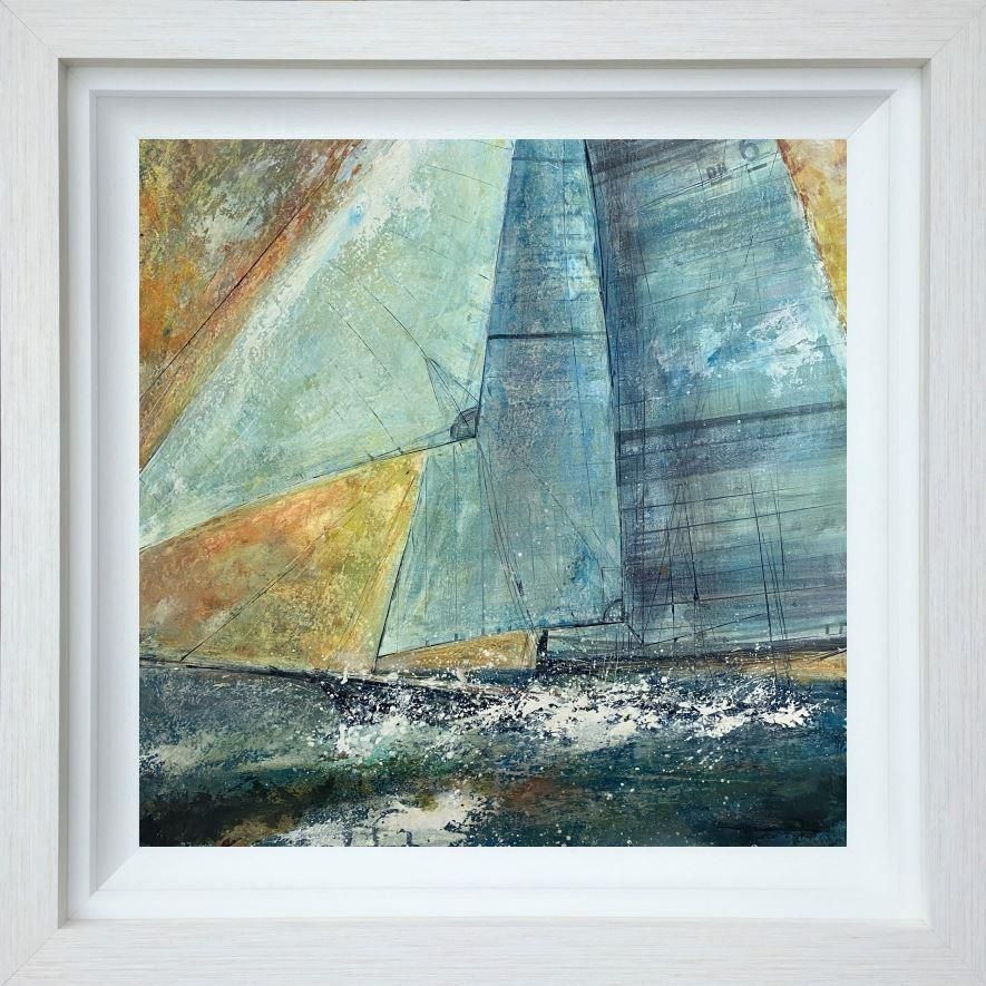 Dale Bowen - 'A Moment At Sea' - Framed Original Art