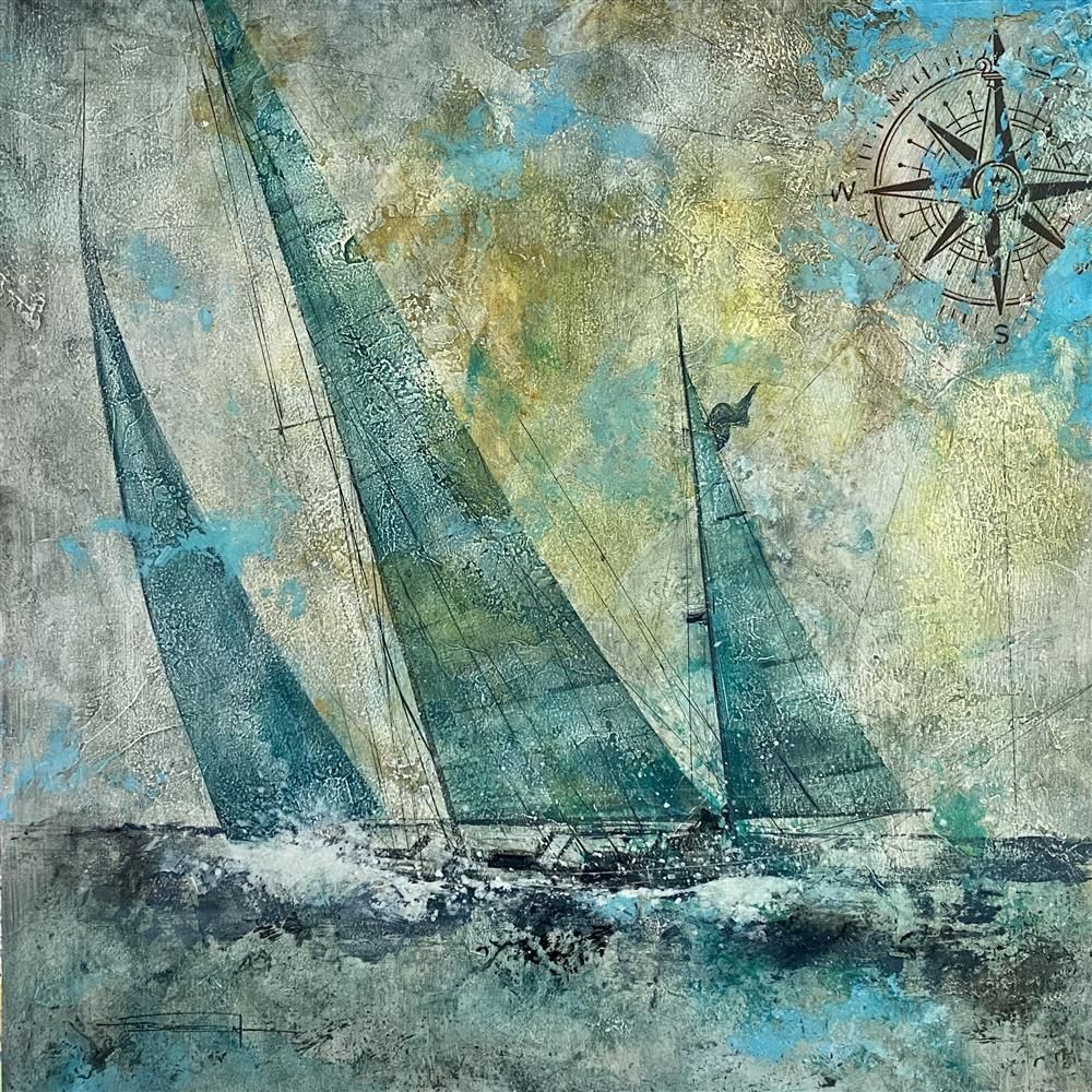 Dale Bowen - 'Nautical Hope' - Framed Original Art