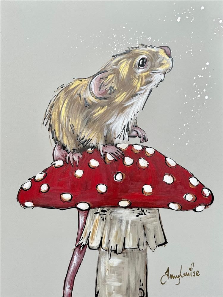 Amy Louise - 'Magic Mouse' - Framed Original Art
