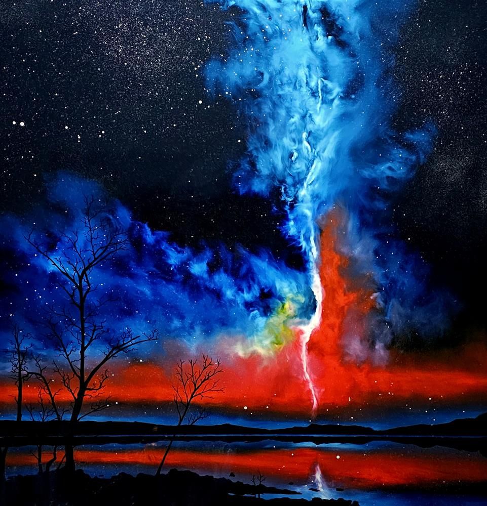 Richard King - 'Dancing Your Eyes Closed'   - Framed Original Art