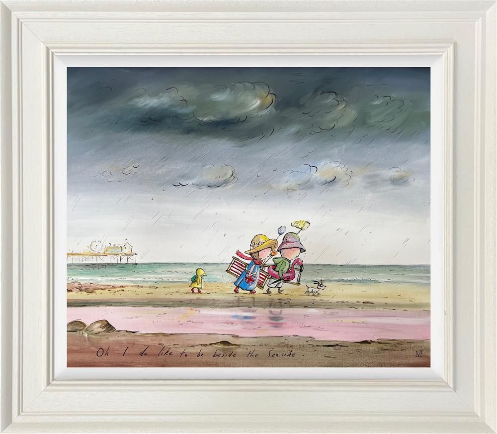 Michael Abrams - 'Beside The Seaside' - Framed Original Art
