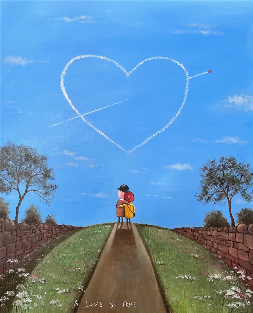 Michael Abrams - 'Love So True' - Framed Original Art