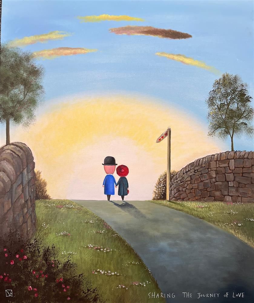 Michael Abrams - 'Journey Of Love' - Framed Original Art