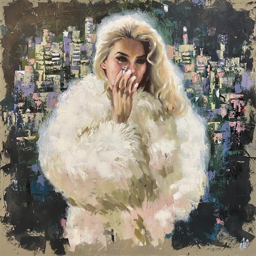 Joss Clapson - 'City Angel' - Framed Original Art