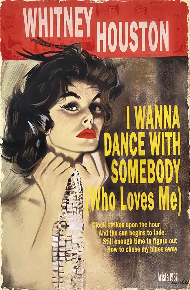 Linda Charles - 'I Wanna Dance With Somebody' - Framed Original Artwork