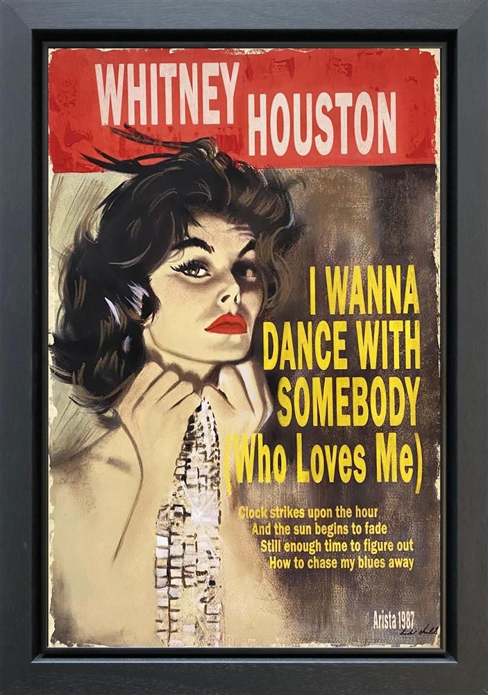 Linda Charles - 'I Wanna Dance With Somebody' - Framed Original Artwork