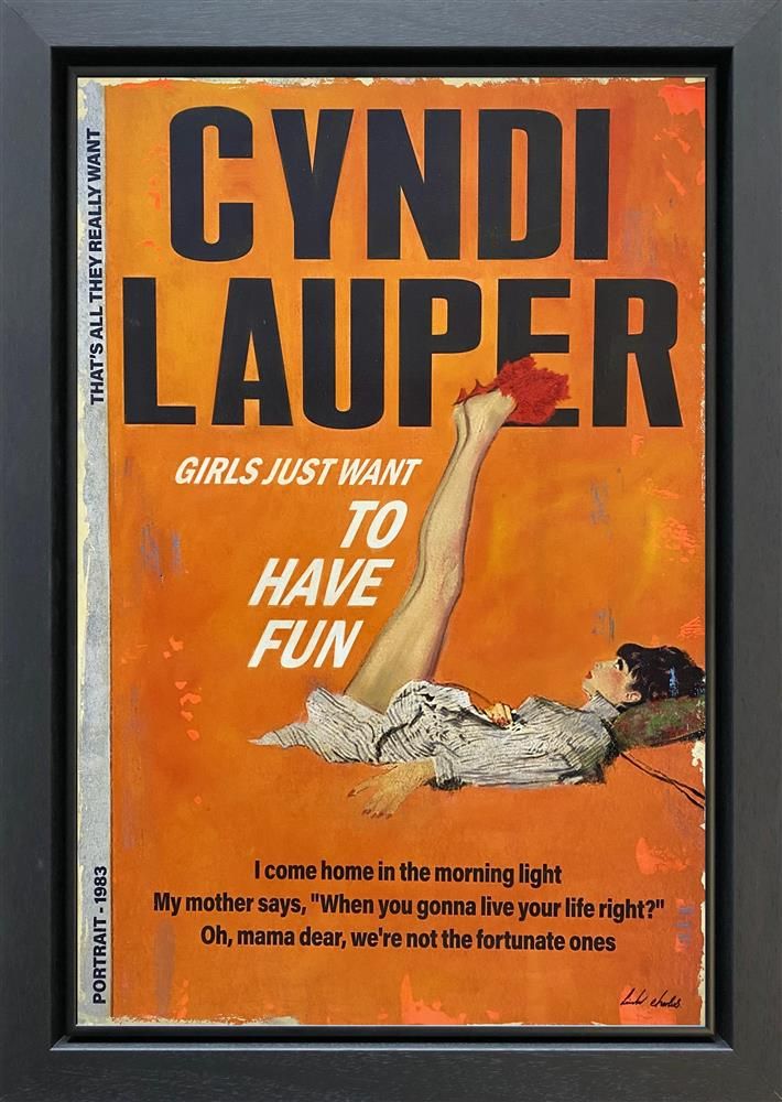 Linda Charles - 'To Have Fun' - Framed Original Artwork