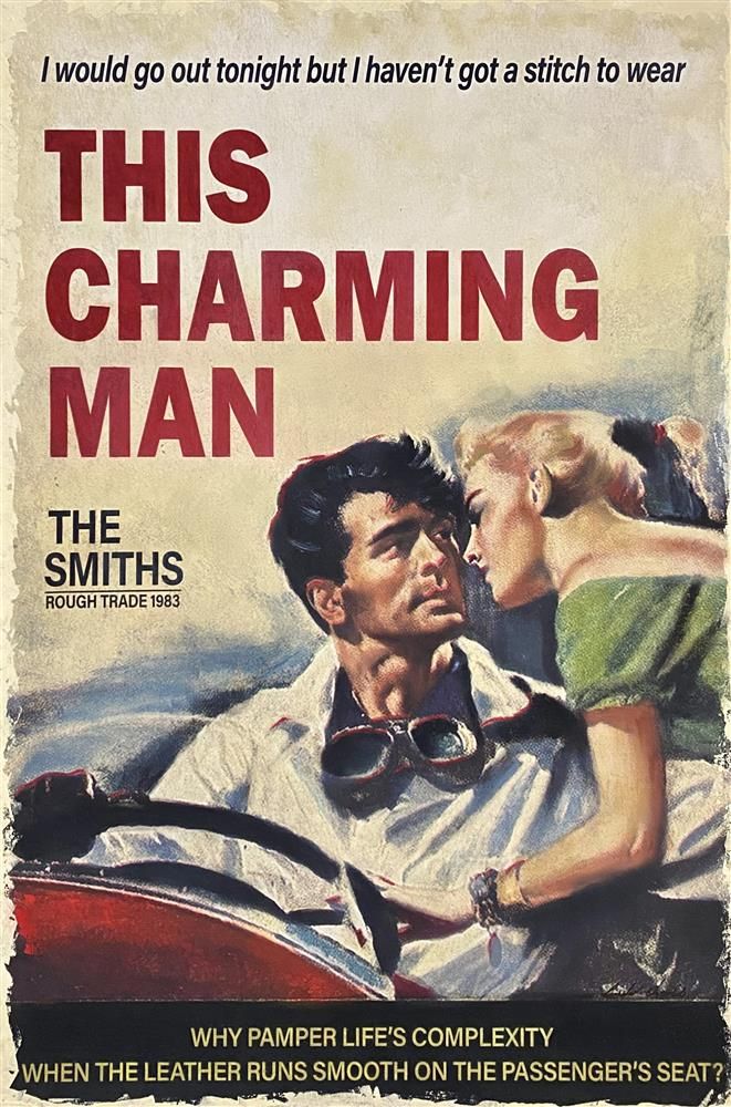 Linda Charles - 'This Charming Man' - Framed Original Artwork