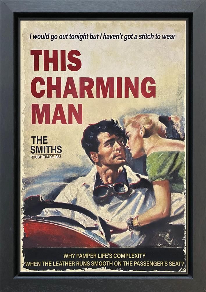 Linda Charles - 'This Charming Man' - Framed Original Artwork