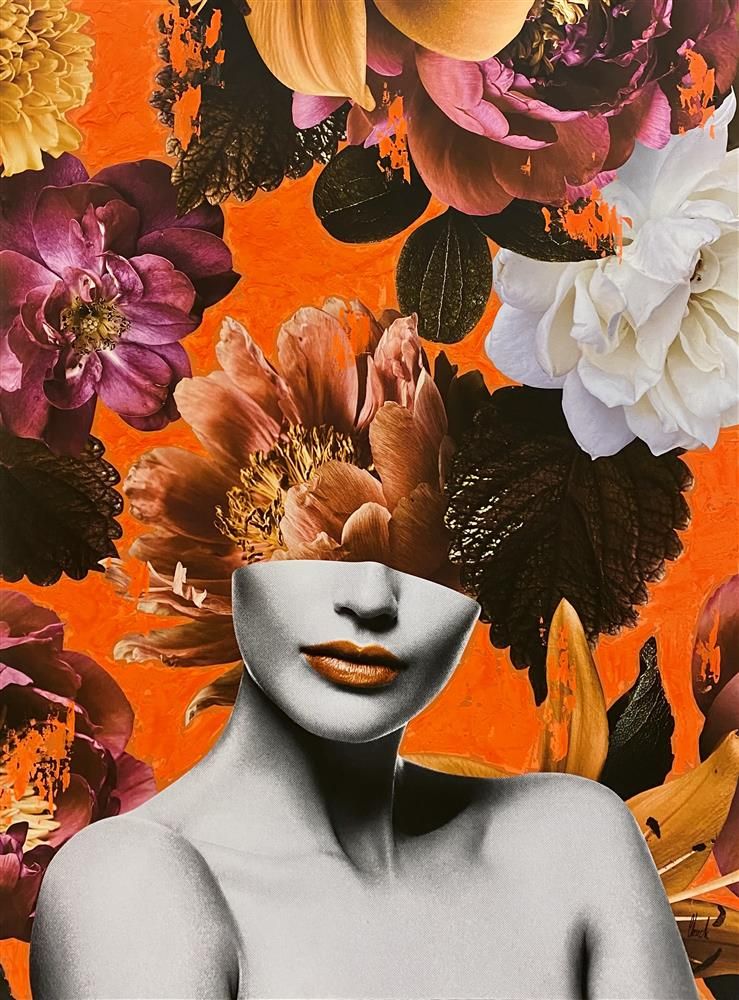 Chuck - 'Electric Orange' - Framed Original Art