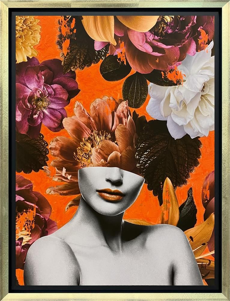 Chuck - 'Electric Orange' - Framed Original Art