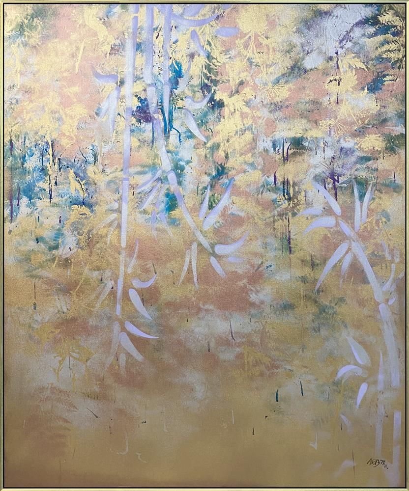 Alexander Rhys- 'Bamboo Fall' - Framed Original Artwork