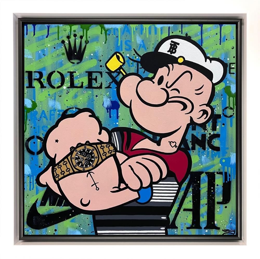 Emily Crook - 'Mr Muscle' - Framed Original Art