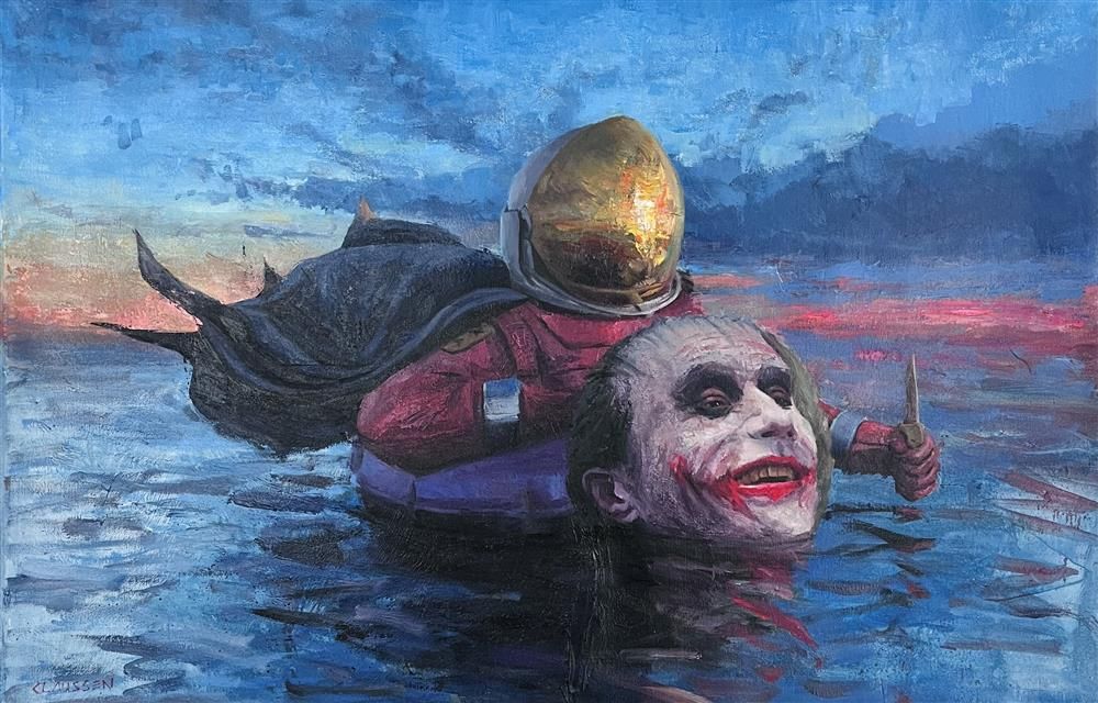 Andreas Claussen - 'Keep Your Enemies Really Close' - Framed Original Art