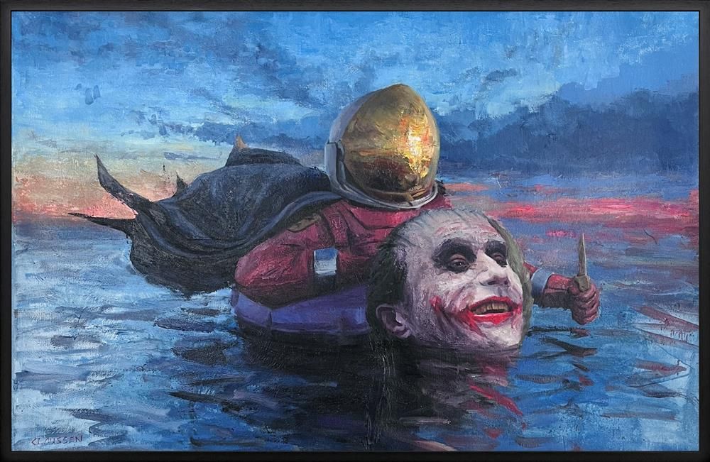 Andreas Claussen - 'Keep Your Enemies Really Close' - Framed Original Art