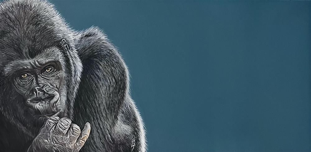 Owain George - 'Gorilla Warfare' - Framed Original Art