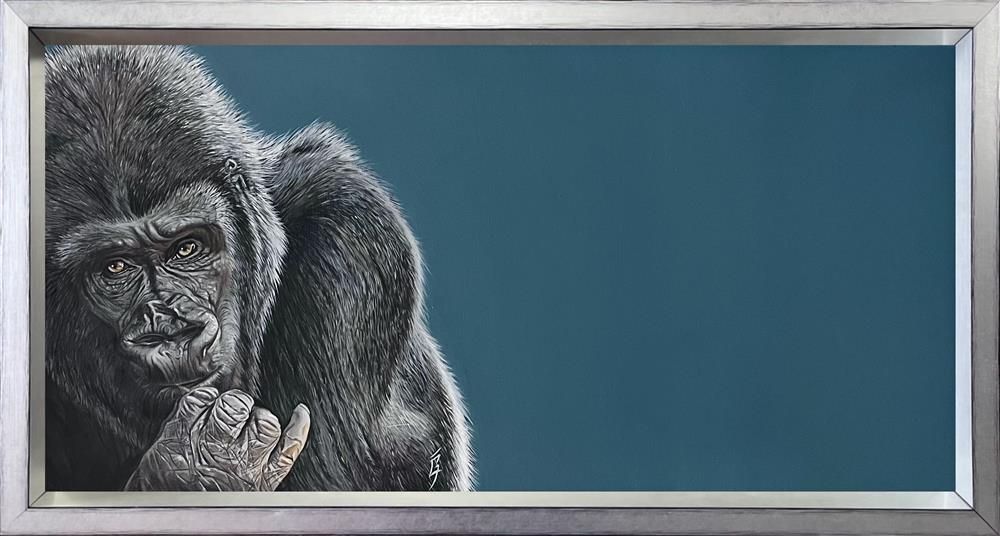 Owain George - 'Gorilla Warfare' - Framed Original Art
