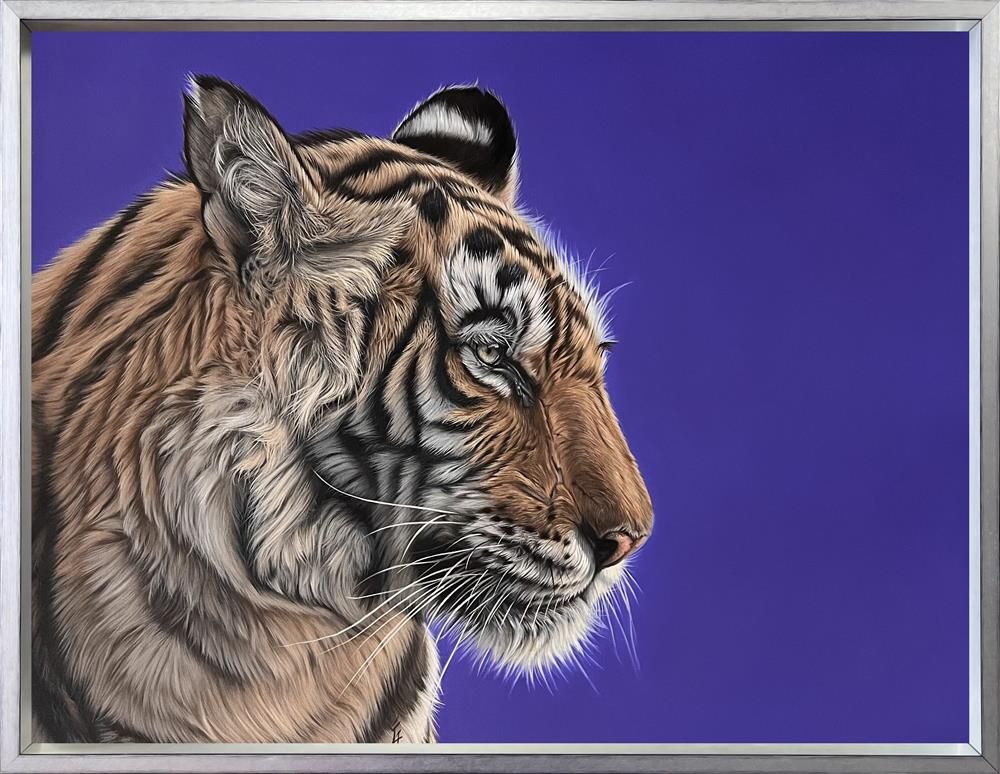 Owain George - 'Purple Reign' - Framed Original Art