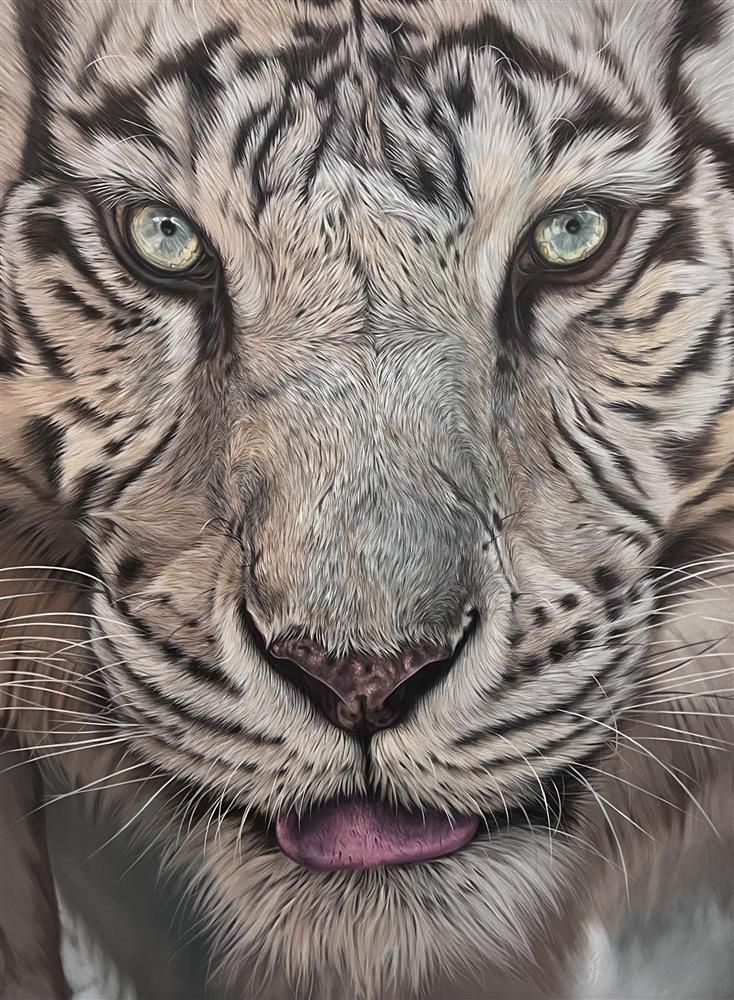 Owain George - 'Solitary Hunter' - Framed Original Art