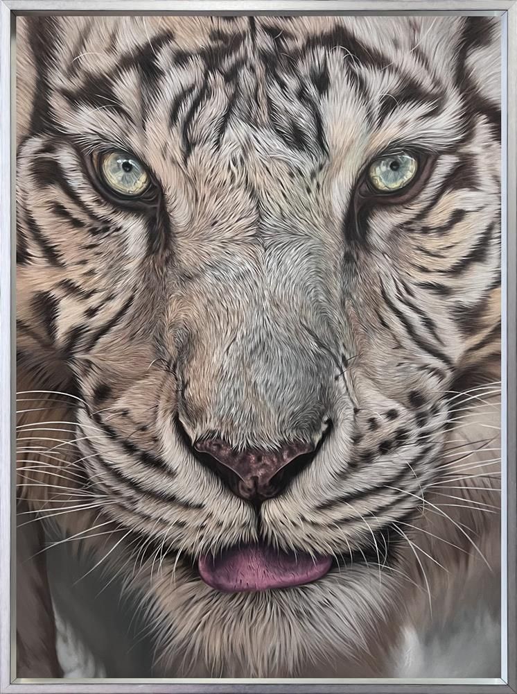 Owain George - 'Solitary Hunter' - Framed Original Art