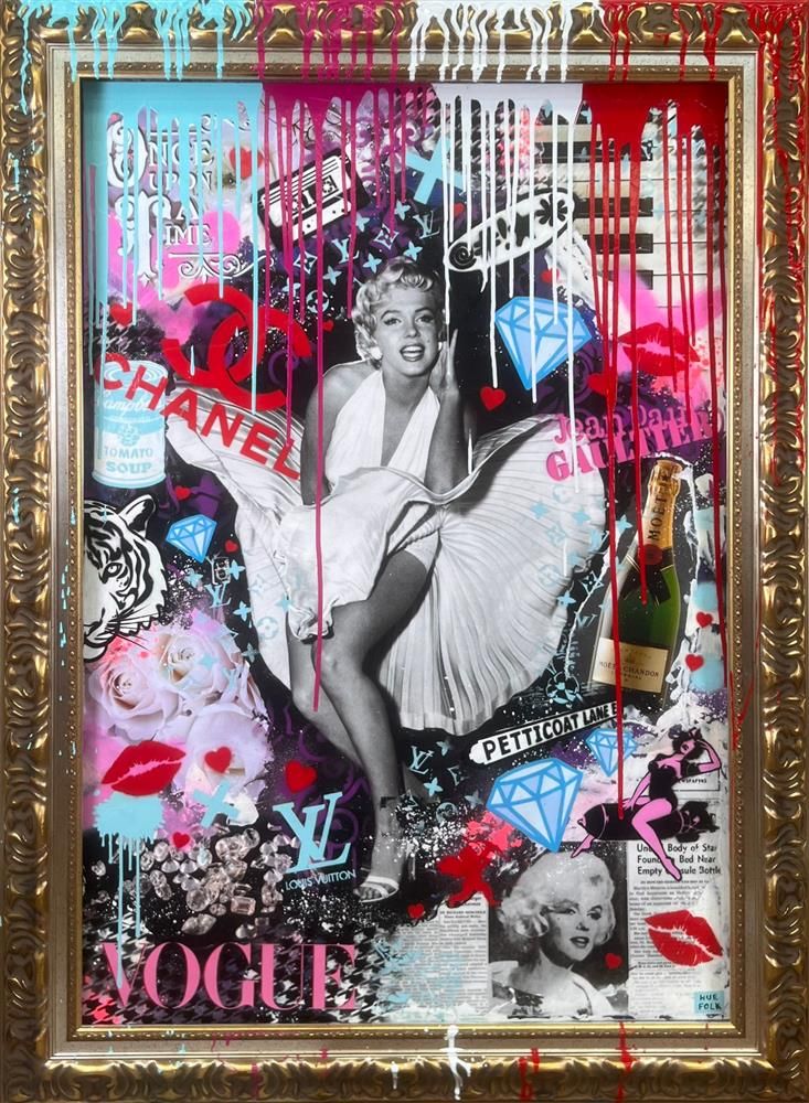 Hue Folk - 'Petticoat Lane' - Framed Original Art