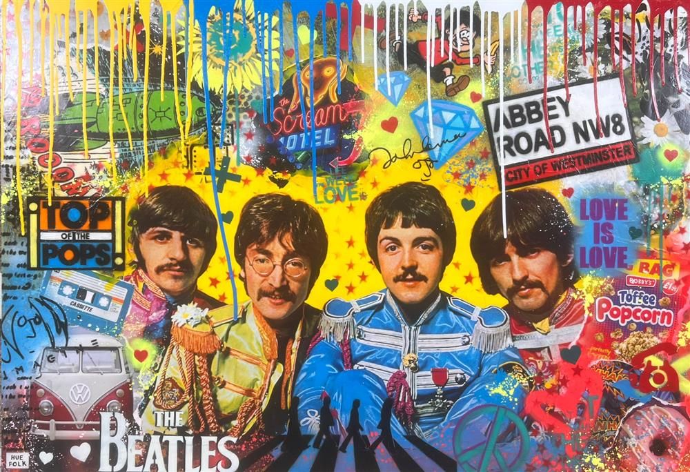 Hue Folk - 'Abbey Road' - Framed Original Art