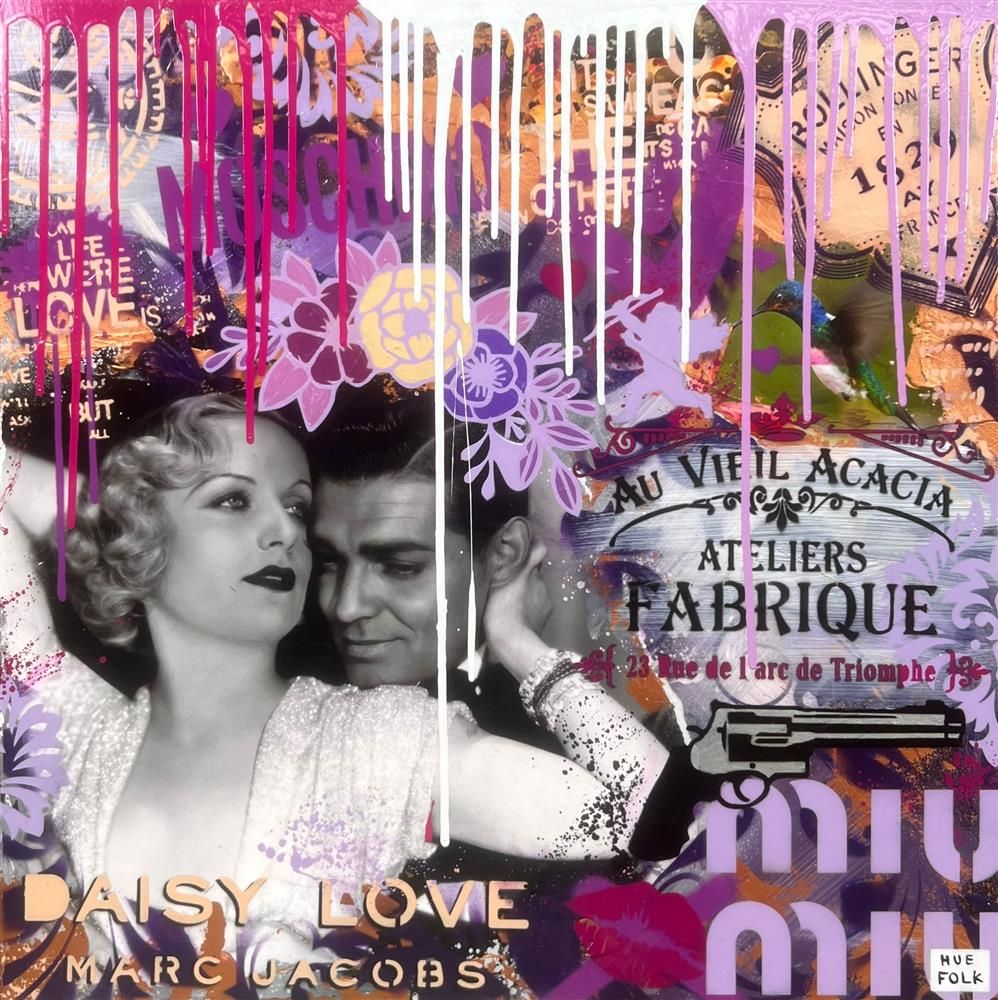 Hue Folk - 'No Man Of Her Own' - Framed Original Art