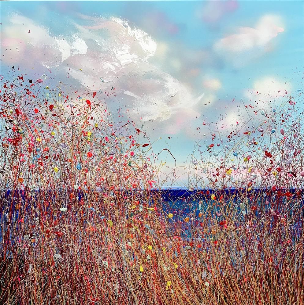 Lisa Pang- 'Blaze' - Framed Original Artwork