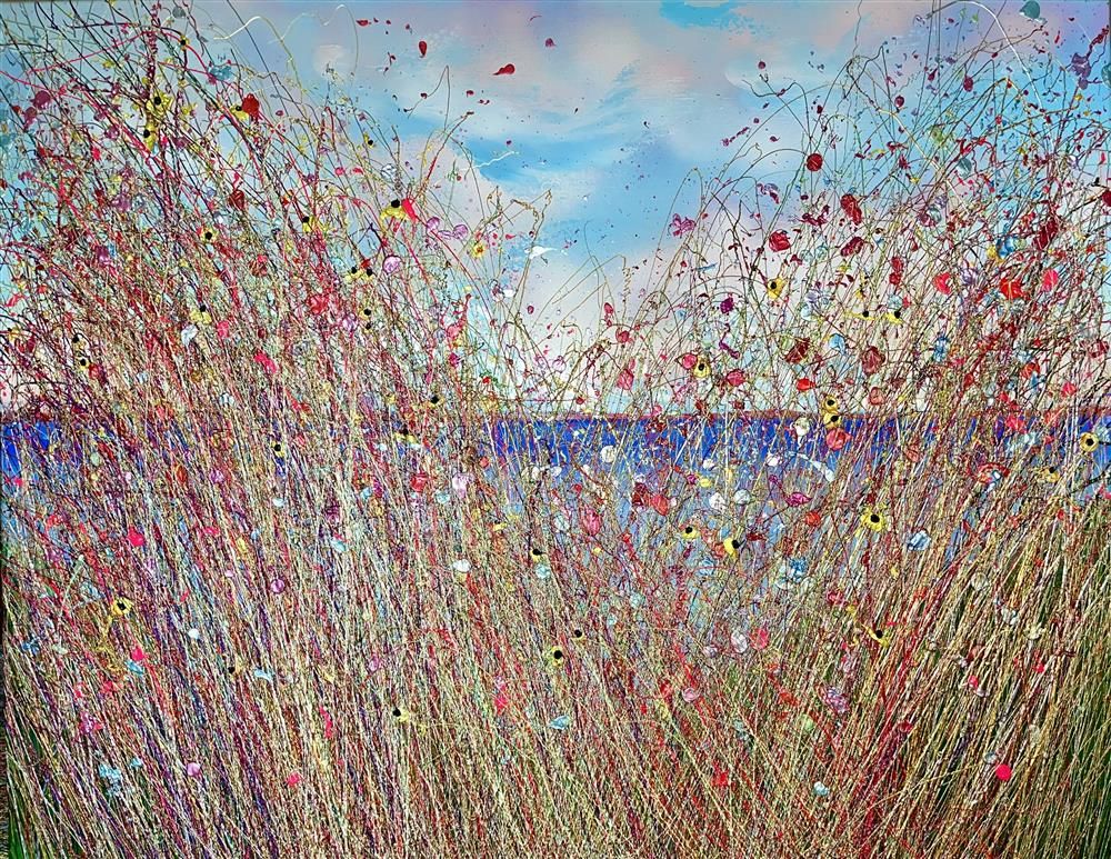 Lisa Pang- 'Sea Grasses' - Framed Original Artwork