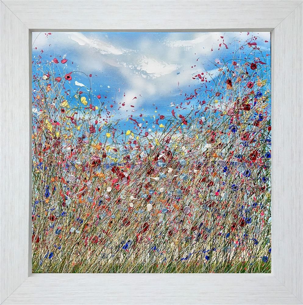 Lisa Pang- 'All The Flowers' - Framed Original Artwork