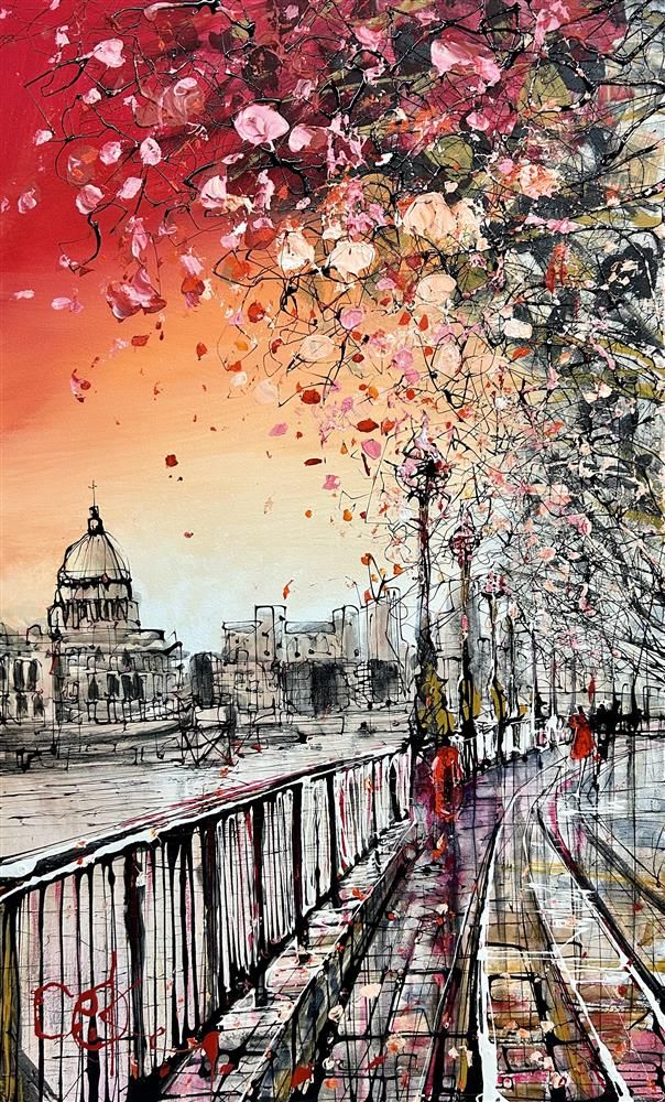 Nigel Cooke - 'St Paul's Sunset' - Original Artwork