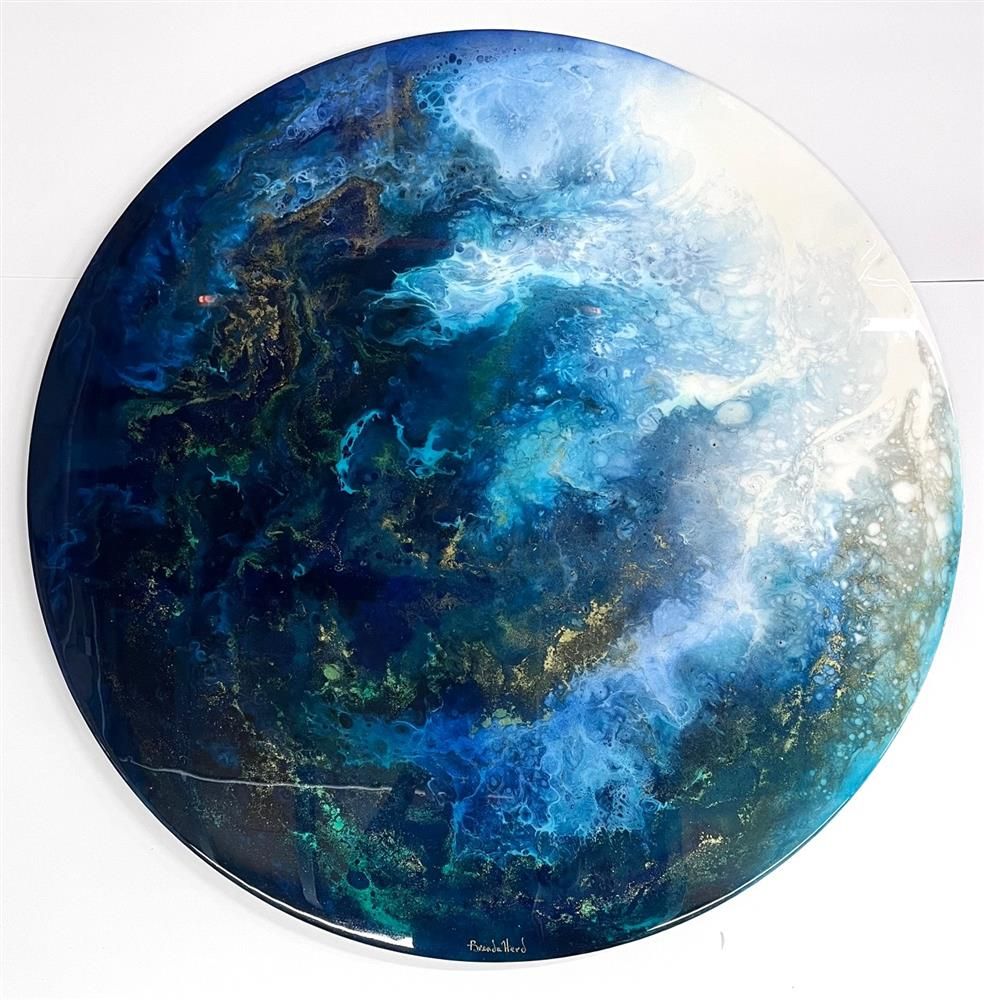 Brenda Herd - 'Ocean Calm' - Framed Original Artwork