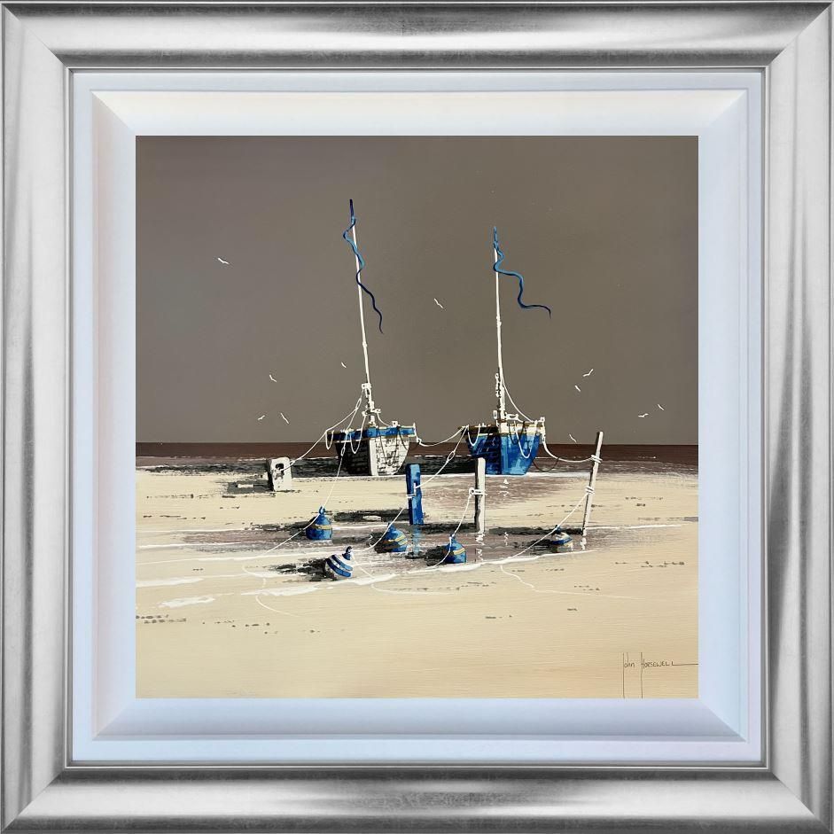 John Horsewell - 'Shimmering Shores' - Framed Original Artwork