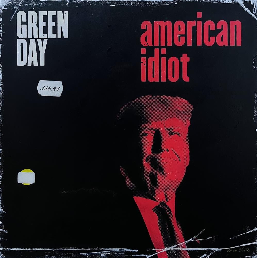 Linda Charles - 'American Idiot - ReVinyled Collection' - Framed Original Artwork