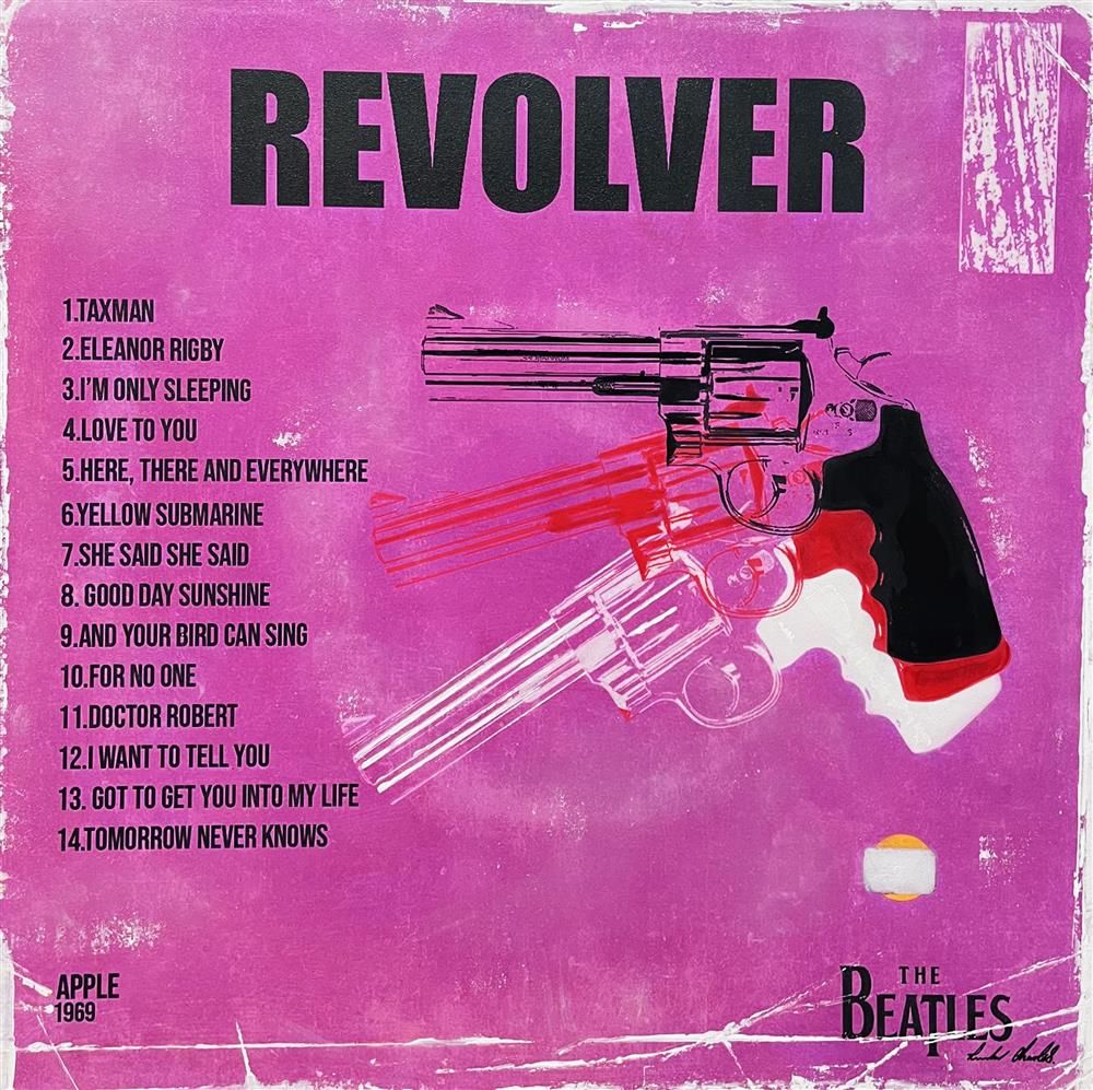 Linda Charles - 'Revolver - ReVinyled Collection' - Framed Original Artwork