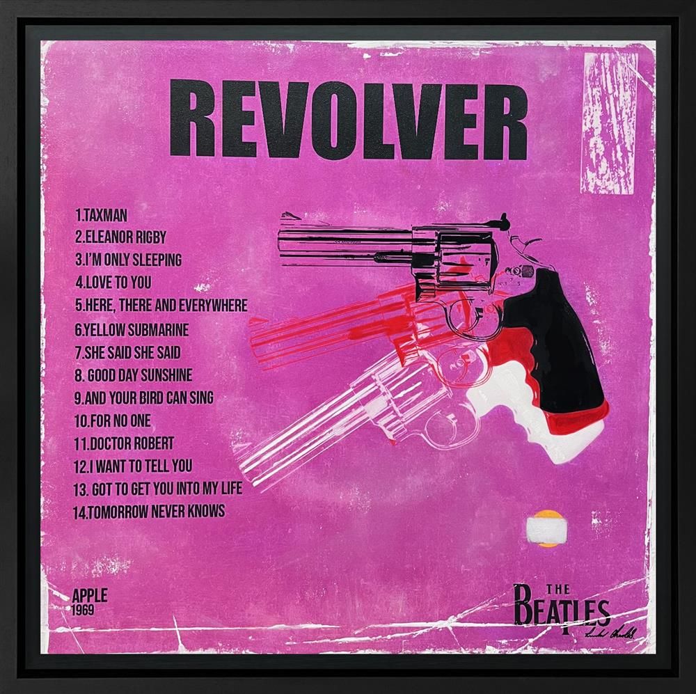 Linda Charles - 'Revolver - ReVinyled Collection' - Framed Original Artwork