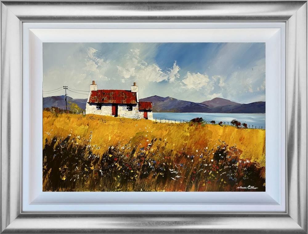Nick Potter - 'Croft With Red Tin Roof' - Framed Original Art