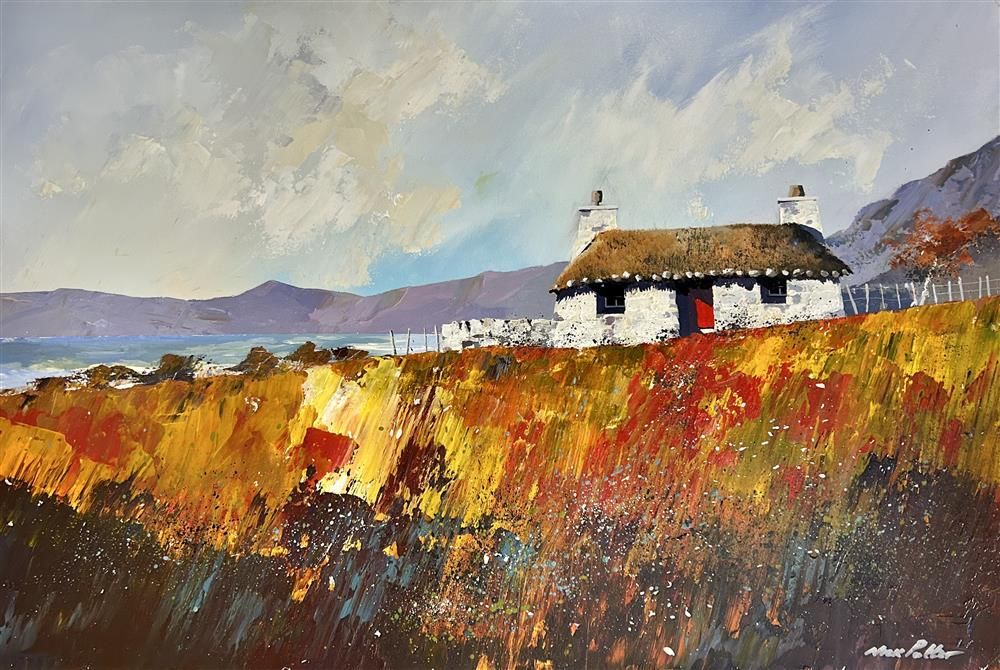 Nick Potter - 'Croft On The Loch' - Framed Original Art