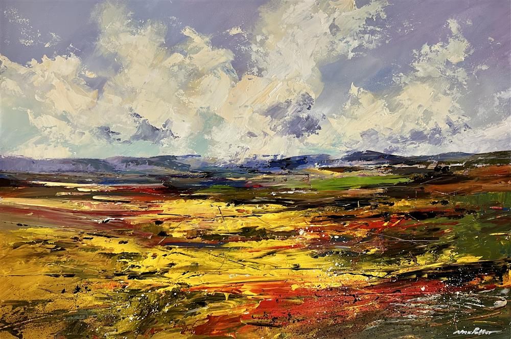 Nick Potter - 'Moorland Vista' - Framed Original Art