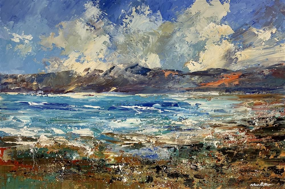 Nick Potter - 'Breezy Morning On The Coast' - Framed Original Art