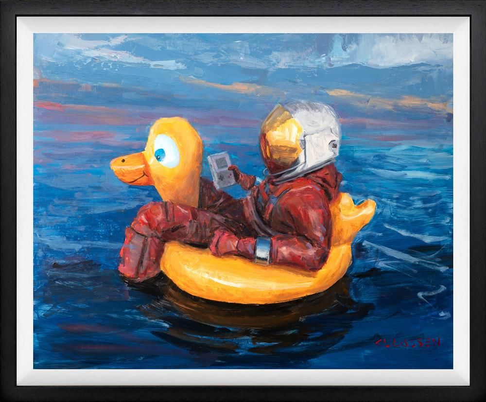 Andreas Claussen - 'Change Your Batteries Regularly' - Framed Original Art